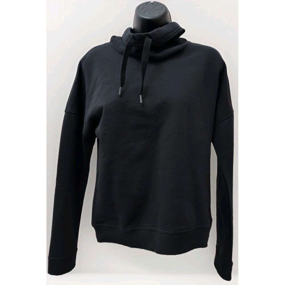 Under Armour Women's Black Loose Mock Hoodie Pullover Size XS NWT
